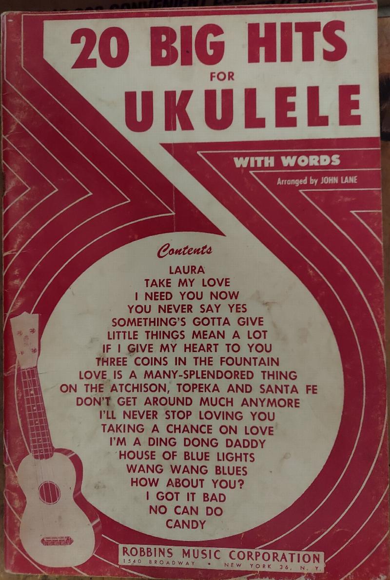 Image for 20 Big Hits for Ukulele with Words