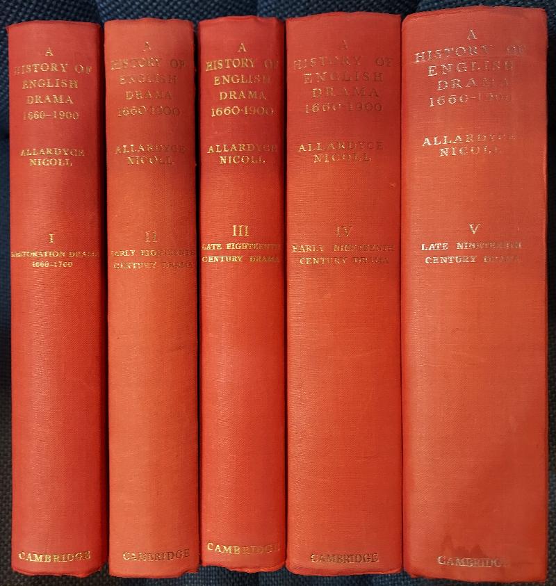 Image for A History of English Drama 1660-1900 [5 Volume Set]